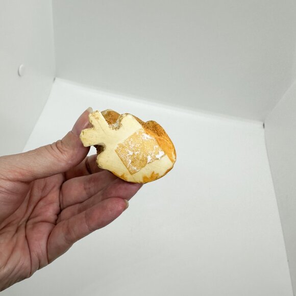 SOLD Vtg Sherratt Simpson England Orange Cat Ginger Sitting Sandicast Stone - Picture 7 of 7